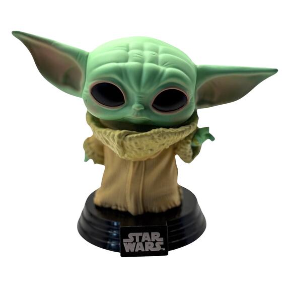 Funko Pop! Star Wars Bobble Head Lot, Phasma #65, Rey #104 Grogu #368, Loose - Picture 5 of 8